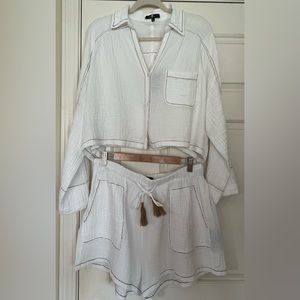 7 for all Mankind LS + Short Set